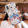 Casinglee For VIVO Y90 Case Cute Doraemon Soft Shockproof Cartoon Design Couple Full Protection Back Cover VIVO Y90 Phone case For girls and Boys. 