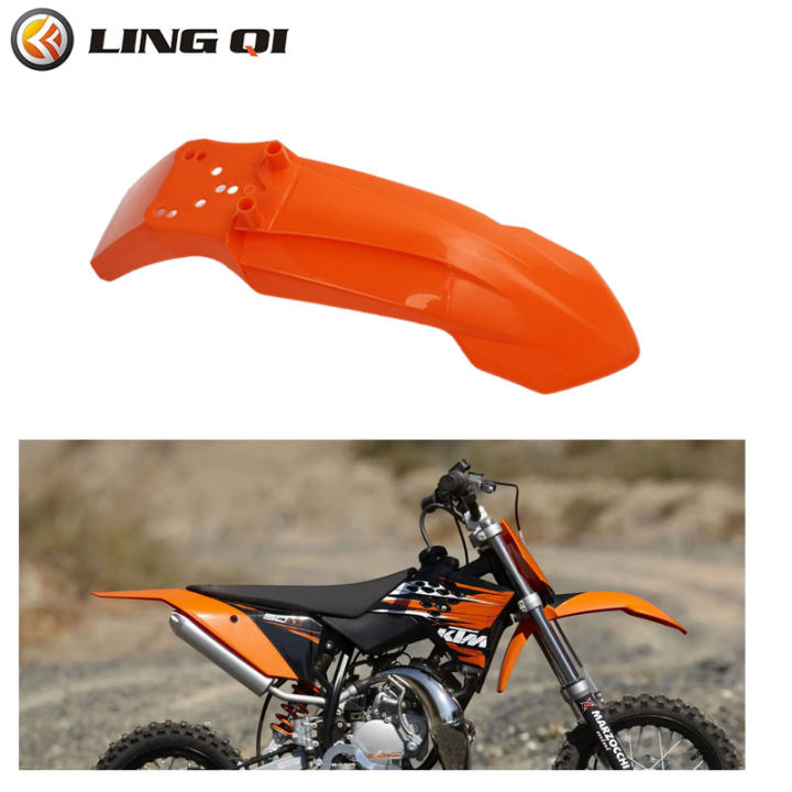 LINGQI Modified Universal Dirt Bike Front Fender Plastic Kit Mudguard Mud Guard For Off Road 50cc 70cc 110cc Mini Pit Bike Parts
