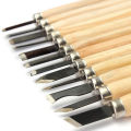 10/12pcsSet For Basic Wood Cut Chisels DIY Hand Tools Wood Carving Knife. 