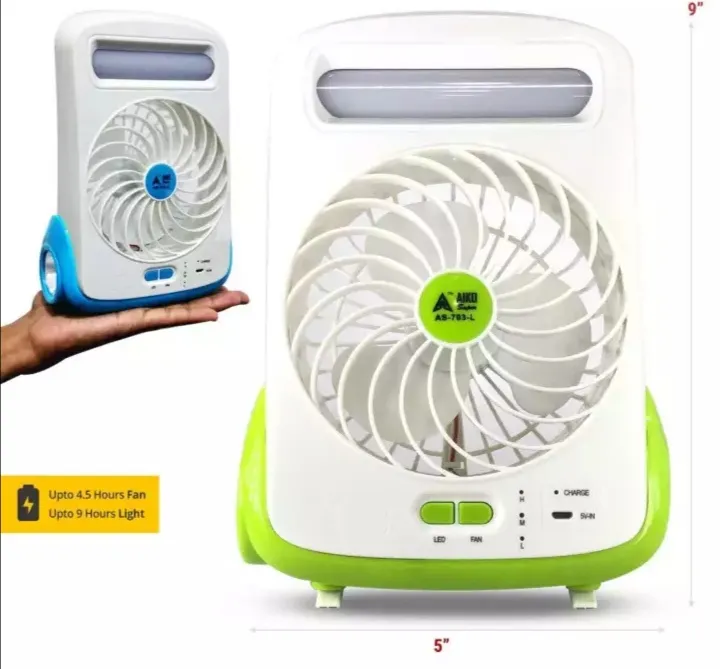 Aiko%20Super%20Mini%20Rechargeable%20Portable%20Fan%20with%200.5W%20Torch%20and%2010%20Pcs%20LED%20Light%20AC/DC%20Operated-%20AS-703-L%20-%20Image%203