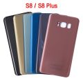 New For Samsung Galaxy S8 G950 G950F Battery Back Cover Rear Door S8 Plus G955 G955F Glass Panel Housing Case Replac. 