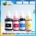 Refill dye ink for Canon Pixma G2100 G3100 G1800 G3400 2400 G1000 G2000 G3000 G1411 GI-490 GI-790 Desktop Ink Tank Printer. 