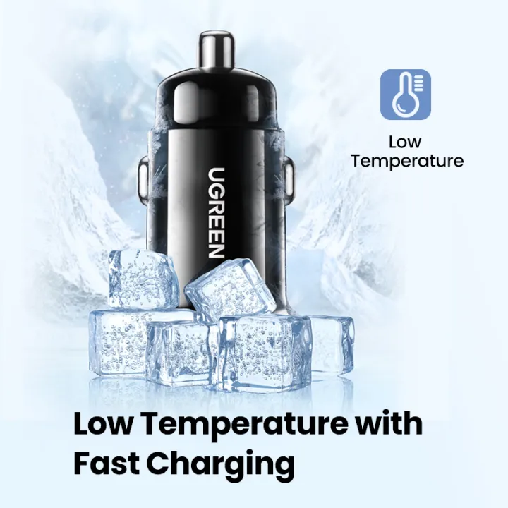 UGREEN%20USB%20Car%20Charger%2030W%20Quick%20Charge%204.0%20QC4.0%20QC3.0%20PD%20Type%20C%20Fast%20Car%20USB%20Charger%20For%20iPhone%20Xiaomi%20Samsung%20Google%20-%20Image%209