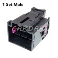 1 Set 17 Pin Car Seat Wire Cable Female Male Docking Unsealed Socket Starter Composite Connector For Vw Audi 4f0972575 4f0972483. 