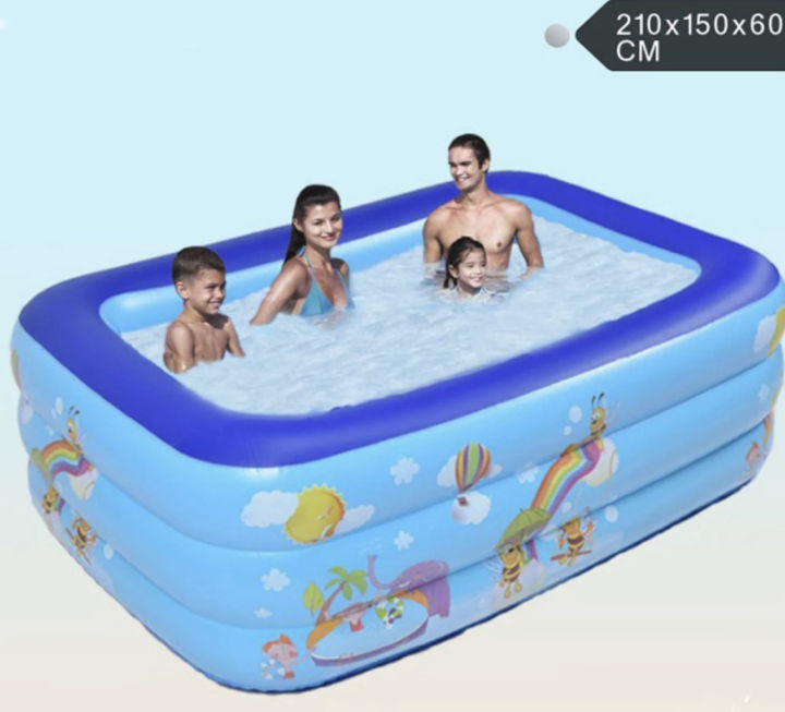 Air%20Swimming%20Pool%20Summer%20Inflatable%20Family%20Kids%20Bathtub(Size%20:210X150X60%20cm)%20-%20Image%203