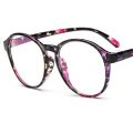Korean fashion glasses frame, retro round glasses frame trendy, can be equipped with flat mirror with myopia frame mirror. 