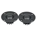2Pcs Tweeter 1.5Inch 6Ohm 30W Dome Silk Film Tweeter Hifi Treble Speaker Audio Loudspeaker with Heatsink. 