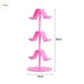 Game Controller Holder Stable Base Headset Hanger for Gaming Headset 3 Tier Pink. 