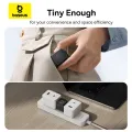 Baseus Palm Fast Charger C+U 20W/30W US with Mini White Cable USB-C to USB-C 60W 1m. 