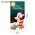 Reusable Christmas Curtain Festive Christmas Curtain Reusable Easy to Hang Door Cover for Home Decoration Photography Christmas Door. 