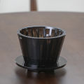 Wave Coffee Dripper Crystal Eye Pour Over Coffee Funnel Filter Cups Coffee Maker Flat Bottom Increase Uniformity. 