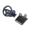 Game Steering Wheel 180° Rotation 7 in 1 Vibration USB Racing Game Wheel with Pedal for PS4 PC Steering Wheel for. 