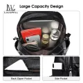 LouisWill Women’s Backpack Shoulders Bag Fashion Backpack Waterproof PU Large Capacity Backpack Casual Zipper Packs Multiple Pockets For Girls Teens Women’ Fashion. 