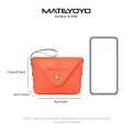 MATEYOYO Women Wallets Coin Purse PU Leather Coin Purse Mini Key Chain Small Wallet Multi-Card Bit Card Holder Bag Multi-Functional Coin Key Case. 