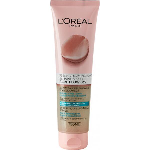 LOreal Paris Refining Scrub with Rare Flowers for Normal and Combination Skin - 150 ml