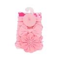 3-Piece Newborn Baby Girl Headbands - Flower Bow Knot Hair Accessories. 