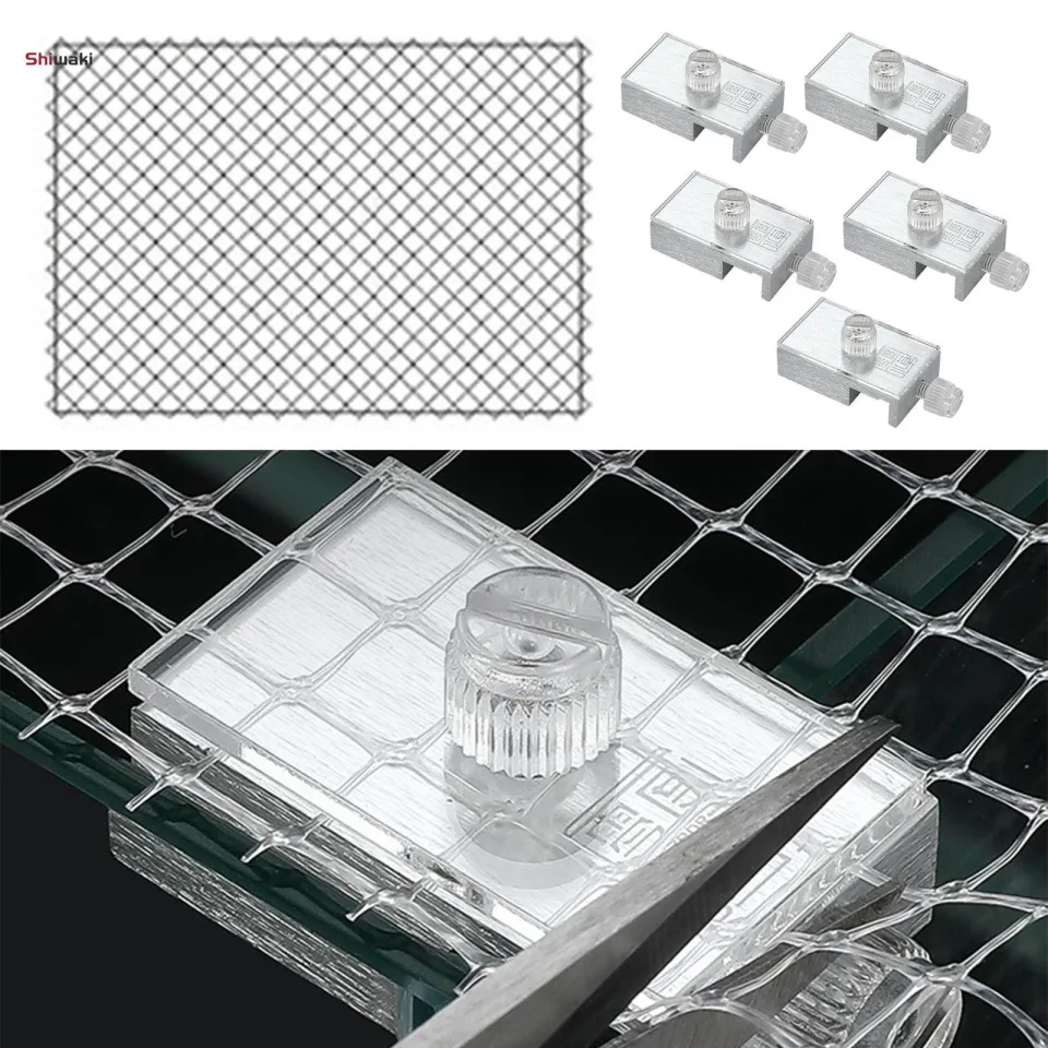 Clear Mesh Netting Material For Fish Tank 4ft X 5ft - Aquarium Lid