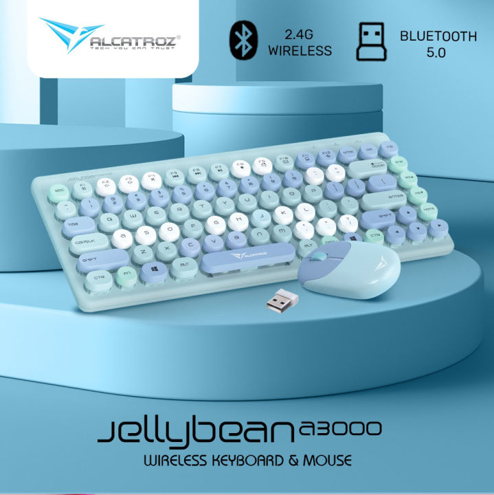 JELLY BEAN A3000 WIRELESS KEYBOARD AND SILENT MOUSE | WIRELESS 2.4G