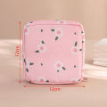 Women Sanitary Napkin Storage Bag Portable Cotton Pad Pouch Cosmetic Bags Girls Travel Makeup Bag Tampon Holder Organizer. 