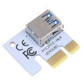 USB 3.0 PCI-E 1X to 16X Extension Cable Mining PCI-E Extended Line Card Adapter. 