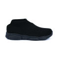 SPLENDOR BLACK CASUAL KNITTED SHOES FOR KIDS - TUK. 