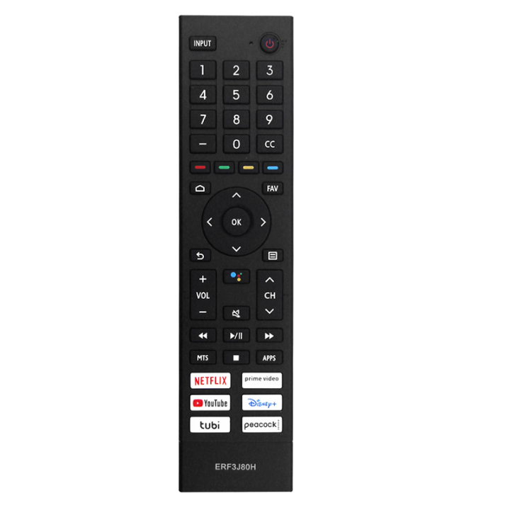 1 PCS Replace ERF3J80H Universal Remote Replacement Accessories For All Hisense 4K UHD Android Smart TV A6G U6G U8G 75A6G 70A6G 43A6G 55U68G 75U68G