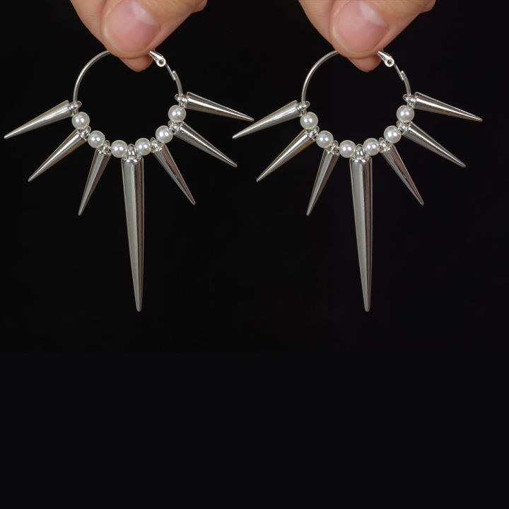 Rivet%20Hoop%20Earrings%20Cool%20Hip%20Hop%20Earrings%20for%20Women%20Jewelry%20Punk%20Korean%20Grunge%20Rock%20Accessories%20Earrings%20-%20Image%209
