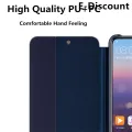 For Galaxy S21 FE Case Smart View Phone Back Cover for Samsung S21FE Fan Edition Flip Case Big Window View Flip Leather Phone cases Autosleep. 