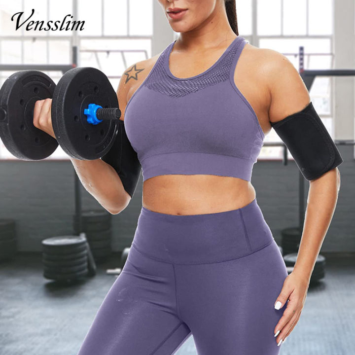 Vensslim 1 Pair Arm Trimmers Sauna Wrap Women Arms Sweat Hot Neoprene Bands Workout Slimming Fat Burner Trimmer Belt Corset