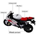 model bike 1:18 Home Children Plastic Car Decor Off-road Vehicle Collection Office Model Toy Diecast Motorcycle Simulation PortableParty Tableware. 