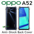 Torofy Clear Soft TPU Case for OPPO A52 Shockproof AntiShock Bumper with Transparent Hard Edges. 