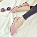 【ALLGOOD】Women Flats Pointed Toe Slip on Flat Shoes Woman Ballet Flats Faux Suede Shallow Shoes Ladies Loafers zapatos mujer A7477. 