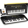 Casio SA-50/51 - Portable Keyboard  with power Adaptor  (32 mini keys) Electric Organ SA 50 SA 51 Models - Black/ White Musical instrument piano keys. 