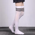 Thigh High Socks Leg Warmers Black White Y2k Black Over Knee Thigh High Socks Over Knee Winter Long Socks for Stockings Ladies Girls Women. 