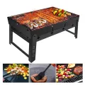 【Fast Delivery 1-4 day】Folding Outdoor Barbecue Charcoal Grill Portable BBQ Grill Lightweight Smoker Grill for Camping Picnics Garden Beach Party. 