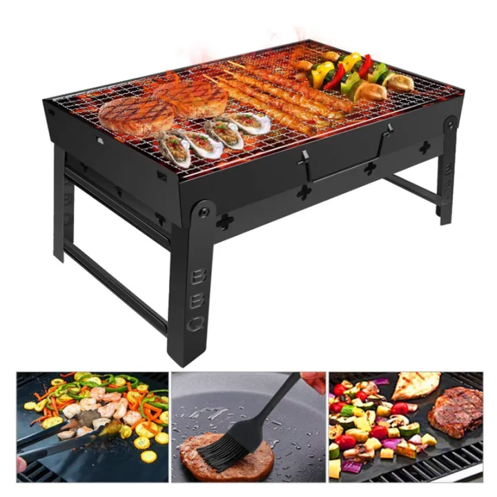 %E3%80%90Fast%C2%A0Delivery%201-4%20day%E3%80%91Folding%20Outdoor%20Barbecue%20Charcoal%20Grill%20Portable%20BBQ%20Grill%20Lightweight%20Smoker%20Grill%20for%20Camping%20Picnics%20Garden%20Beach%20Party%20-%20Image%208