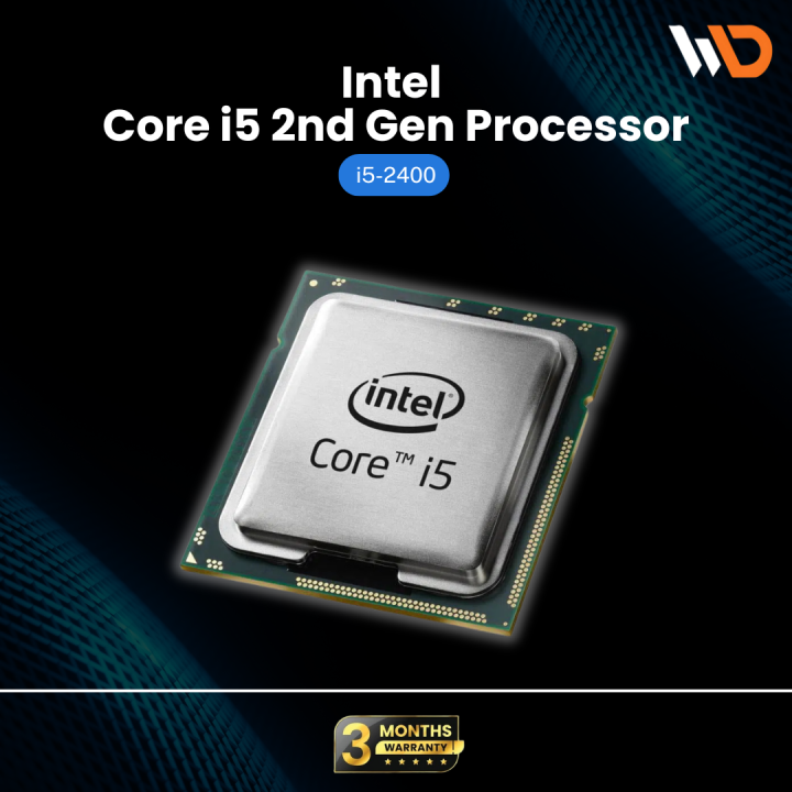INTEL CORE i5 2nd Gen (2400) Processor 3.40 GHz LGA 1155