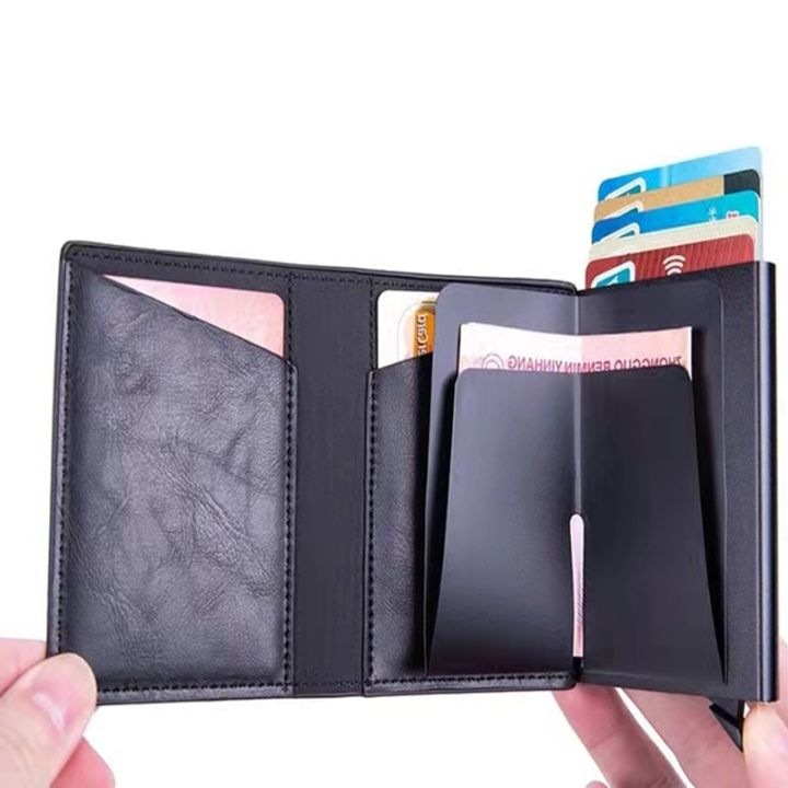 Rfid%20Credit%20Card%20Holder%20for%20Apple%20AirTag%20Wallet%20Small%20Men%20Leather%20Card%20Wallet%20Slim%20Anti%20Protect%20Purse%20with%20Organizer%20Money%20Clips%20-%20Image%207