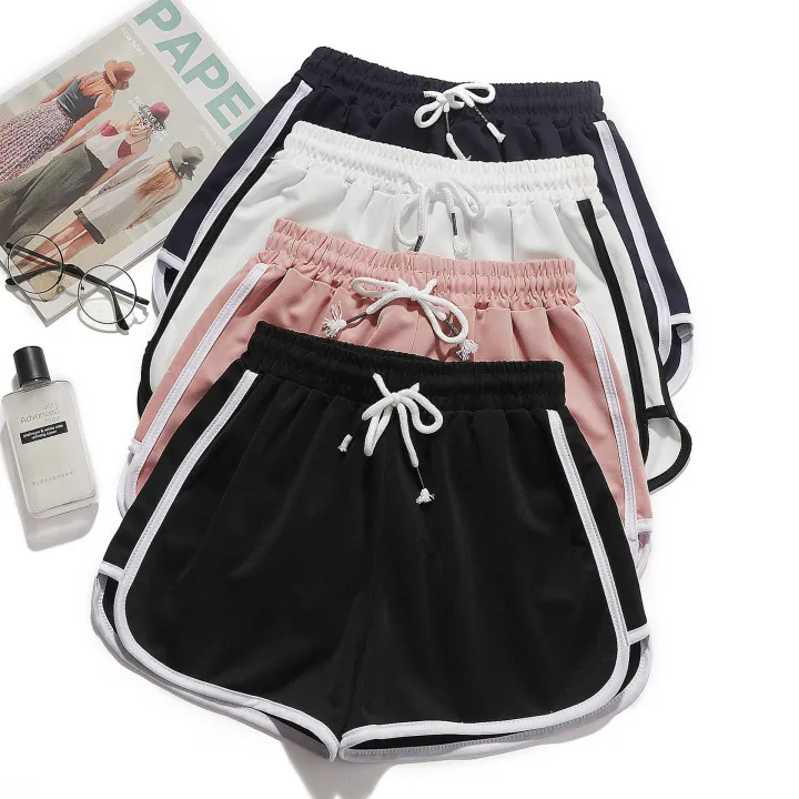 Women%20Shorts%20Summer%20High%20Elastic%20Lace%20Up%20Drawstring%20Wide%20Leg%20Sweat%20Short%20Fitness%20Running%20Shorts%20Loose%20Casual%20Large%20Sports%20Pants%20-%20Image%202