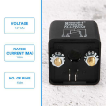 2 Pcs 12V 100Amp 4-Pin Heavy Duty ON/OFF Switch Split Charge Relay for Auto Boat Van Black Spare Parts. 