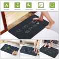 Grey Panda/Coconut tree/Hippo Kitchen Bathroom Carpet Home Decor Fashion Non Slip Door Entrance Floor Rug Mat. 
