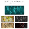 Desk Keyboard Edge Anti-Slip Map Mousepad Large Gamer Pad World Speed Mouse For Pc Gaming Locking Xxl Rubber Map Pad Mouse Mat(3). 