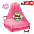 Mosquito Net - Double Bed 6x4 size - Square Framed. 