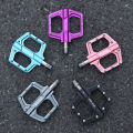 WEST BIKING 3 Bearings Aluminum Alloy Bicycle Pedals Mountain Road Bicycle Pedals Steel Shafts Anti-skid Bicycle Accessories. 