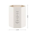 Creative Multi-purpose Hexagonal Design Pen Holder Student Stationery Holder Pencil Holder Large Capacity Pen Holder School Office Stationery Pens Storage Brush Stand Storage Box. 