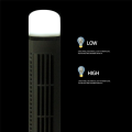 Portable Air Cooler Fan,Streamlined Tower Fan with LED,Powerful Wind,Space-Saving, Bladeless Design, USB Interface Durable. 