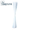 Exquisite Workmanship Window Treatment Wear-resistant Polyester White Lace Panel Sheer Curtain for Home. 