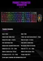 T-WOLF TF200 Gaming RGB Light Keyboard and Mouse Combo ,USB Ergonomic Mouse Spanish Keyboard for Gaming PC, Laptops with a Perfect Gaming Experience. 