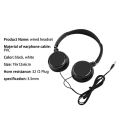 YOVONINE Universal Headphone Over Ear HiFi Stereo Sound Portable Wired Headset for Mobile Phone Huawei Xiaomi Phone. 