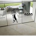 Barber Shop Glass Door Sticker   Hair Shop Hair Salon Show Window Decoration Stickers Hair Style a Price List Wall Stickers Creative ’. 